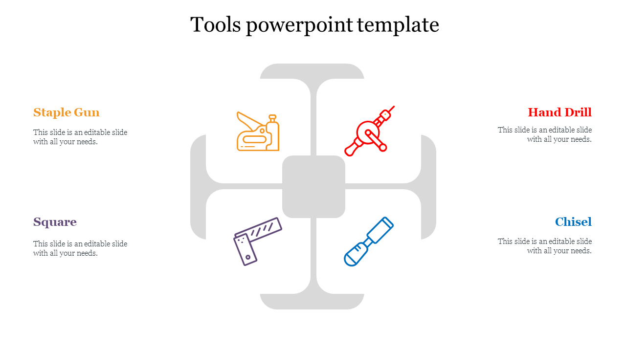 Tools powerpoint template 
